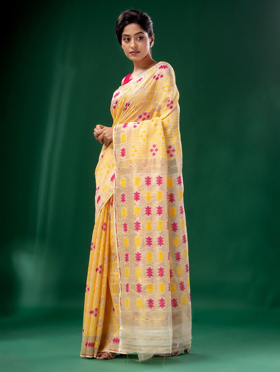 women's self design multi colored saree with blouse - 19993170 - Zoom Image - 2