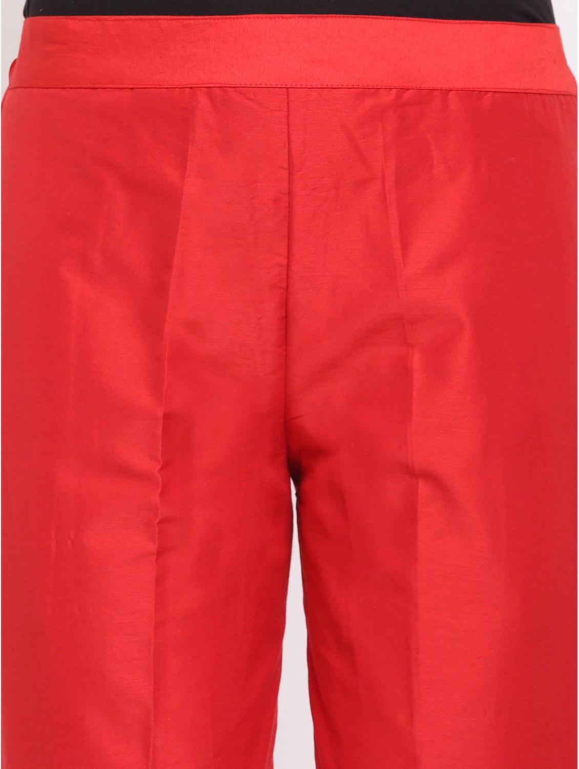 women solid flat front cigarette pants - 19994353 - Standard Image - 5