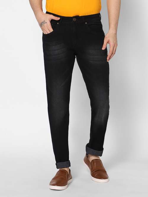 mens slim fit plain jeans - 20005532 - Very Small Image - 1