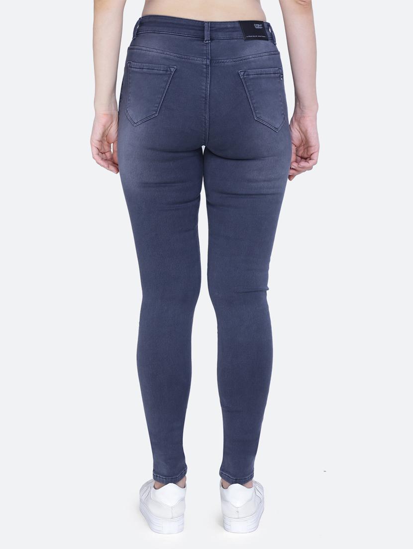 women's plain slim fit jeans - 20017546 - Standard Image - 3