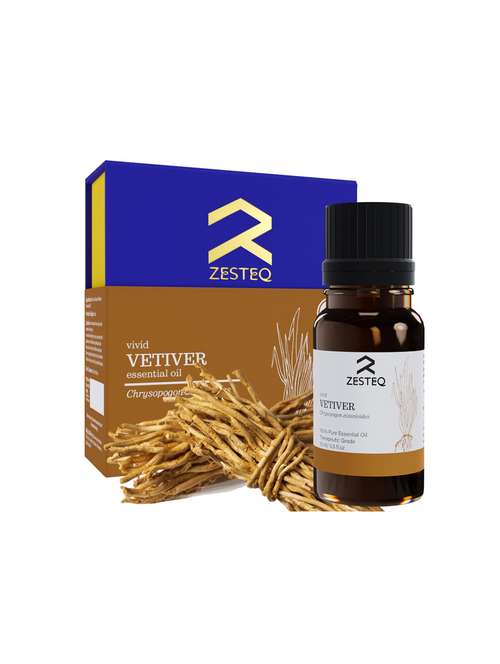 zesteq vetiver essential oil pure & natural therapeutic grade essential oil (15 ml) - 20029588 - Very Small Image - 1