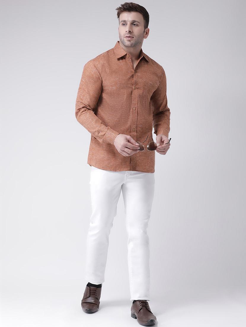 mens printed casual shirt - 20044772 - Zoom Image - 4