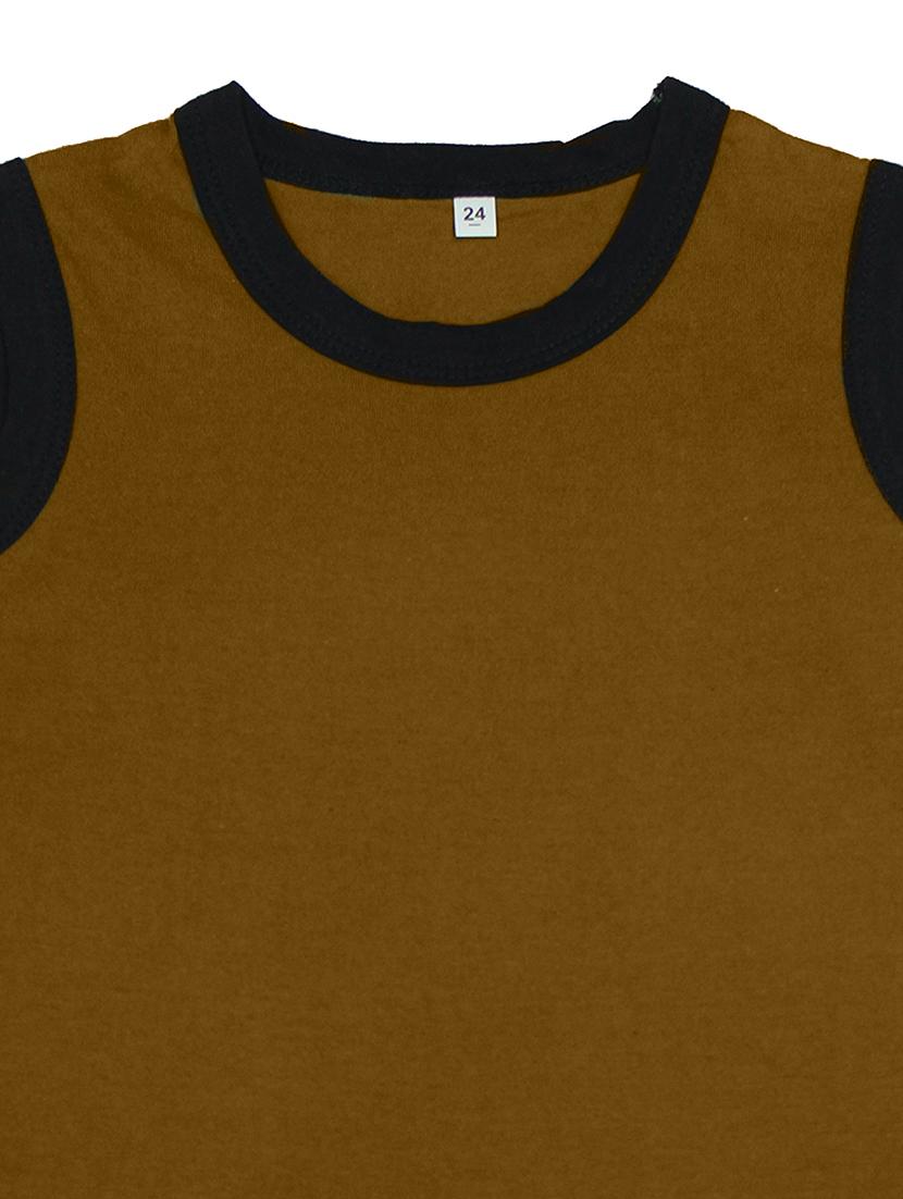 boys cotton solid vest - 20045098 - Zoom Image - 2