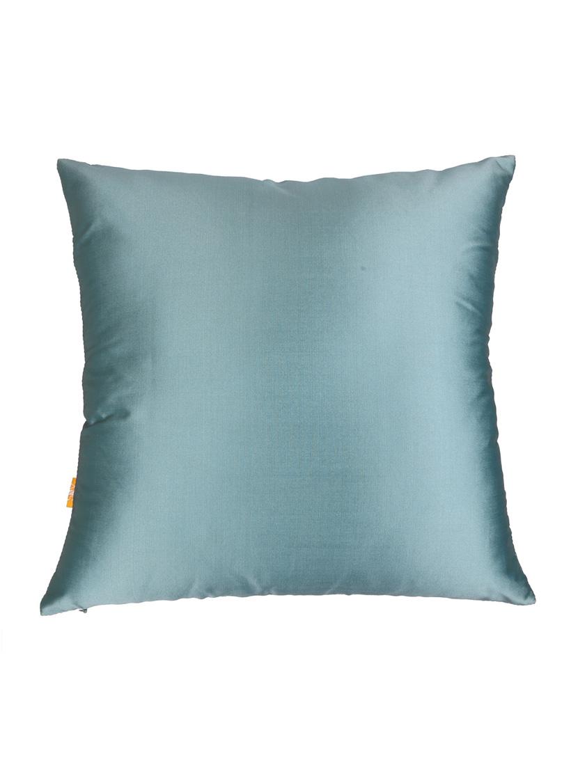 turquoise quilted cushion cover - 20046036 - Standard Image - 2