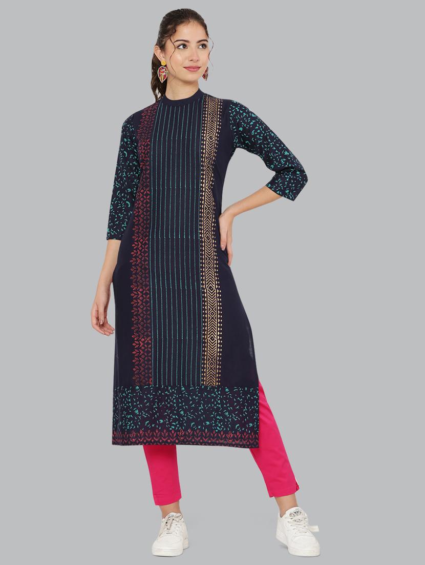 women's straight kurta - 20055822 - Zoom Image - 2