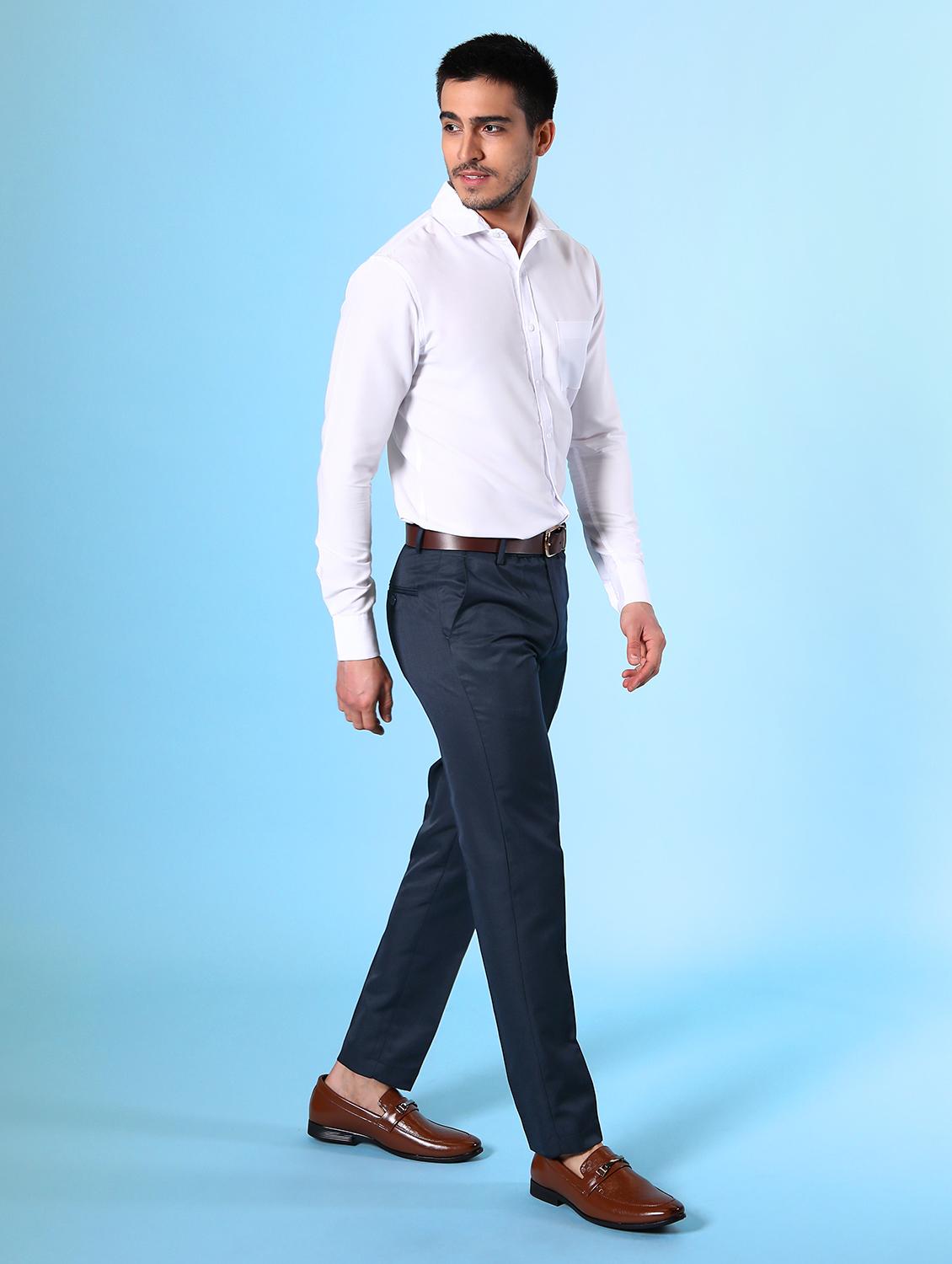 pack of 2 solid formal trousers - 20072504 - Zoom Image - 12