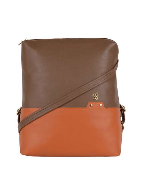 brown pvc fashion backpack - 20076443 - Very Small Image - 1