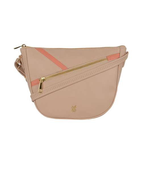 beige pvc sling bag - 20077050 - Very Small Image - 1