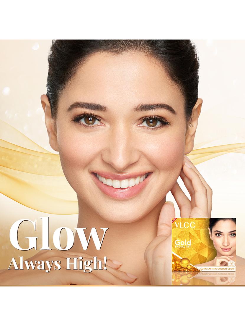 vlcc gold facial kit for luminous & radiant complexion - 60 g -parlour glow - 20085531 - Zoom Image - 7