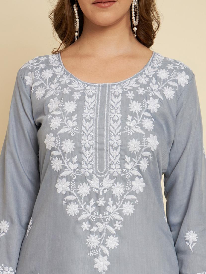 women's straight kurta - 20098444 - Zoom Image - 5