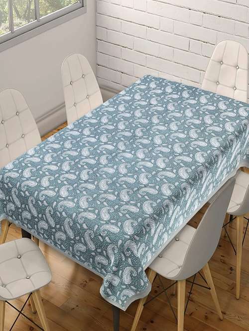 indhome life  pure cotton abstract pattern jaipuri style 6 seater dining table cloth cover - 20122015 - Very Small Image - 1