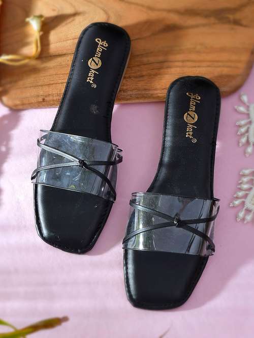 women solid slip on sandal - 20160218 - Very Small Image - 1