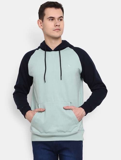 mens color block sweatshirt - 20163863 - Very Small Image - 1