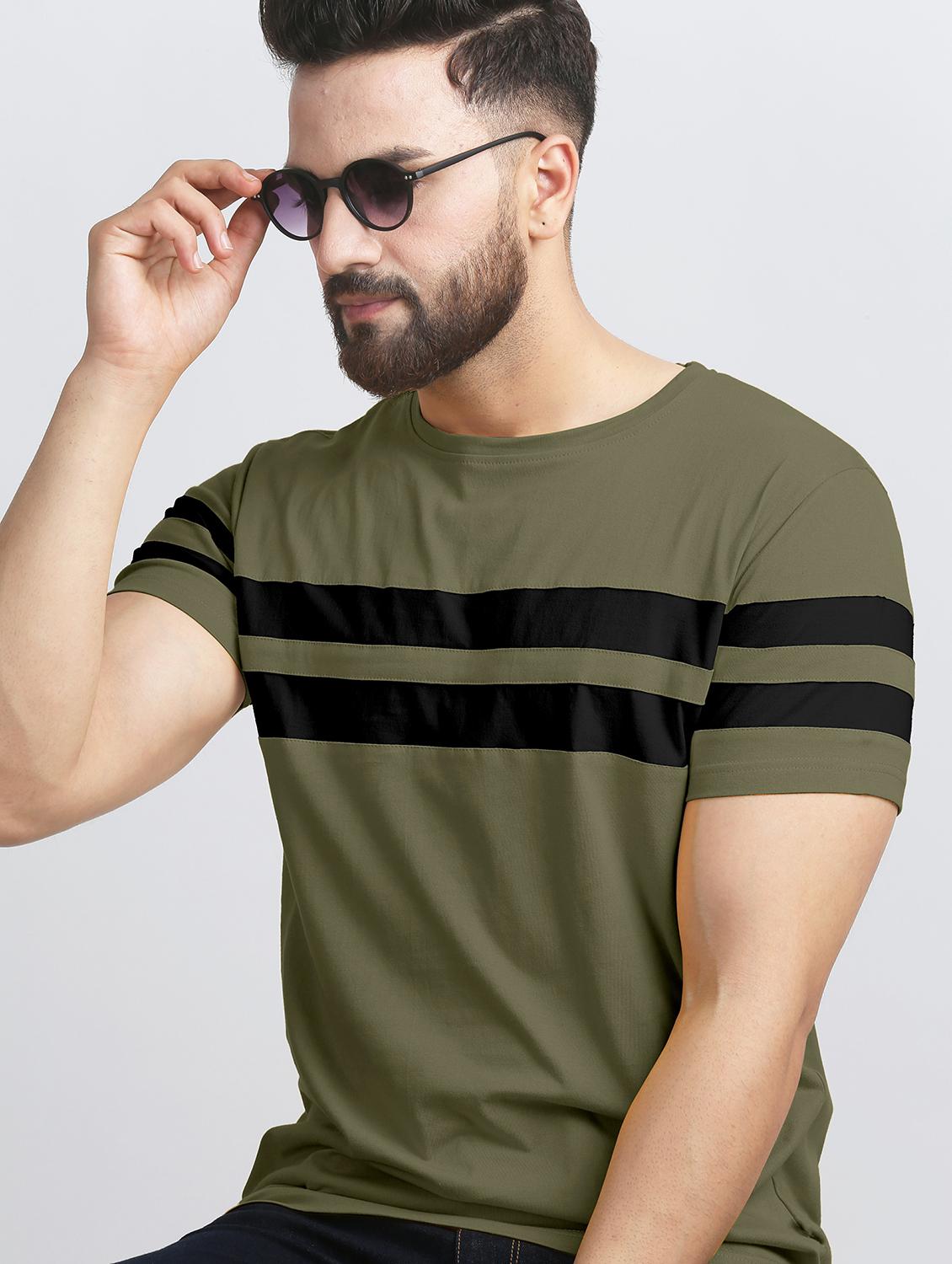 pack of 2 color block regular t-shirts - 20165400 - Zoom Image - 3