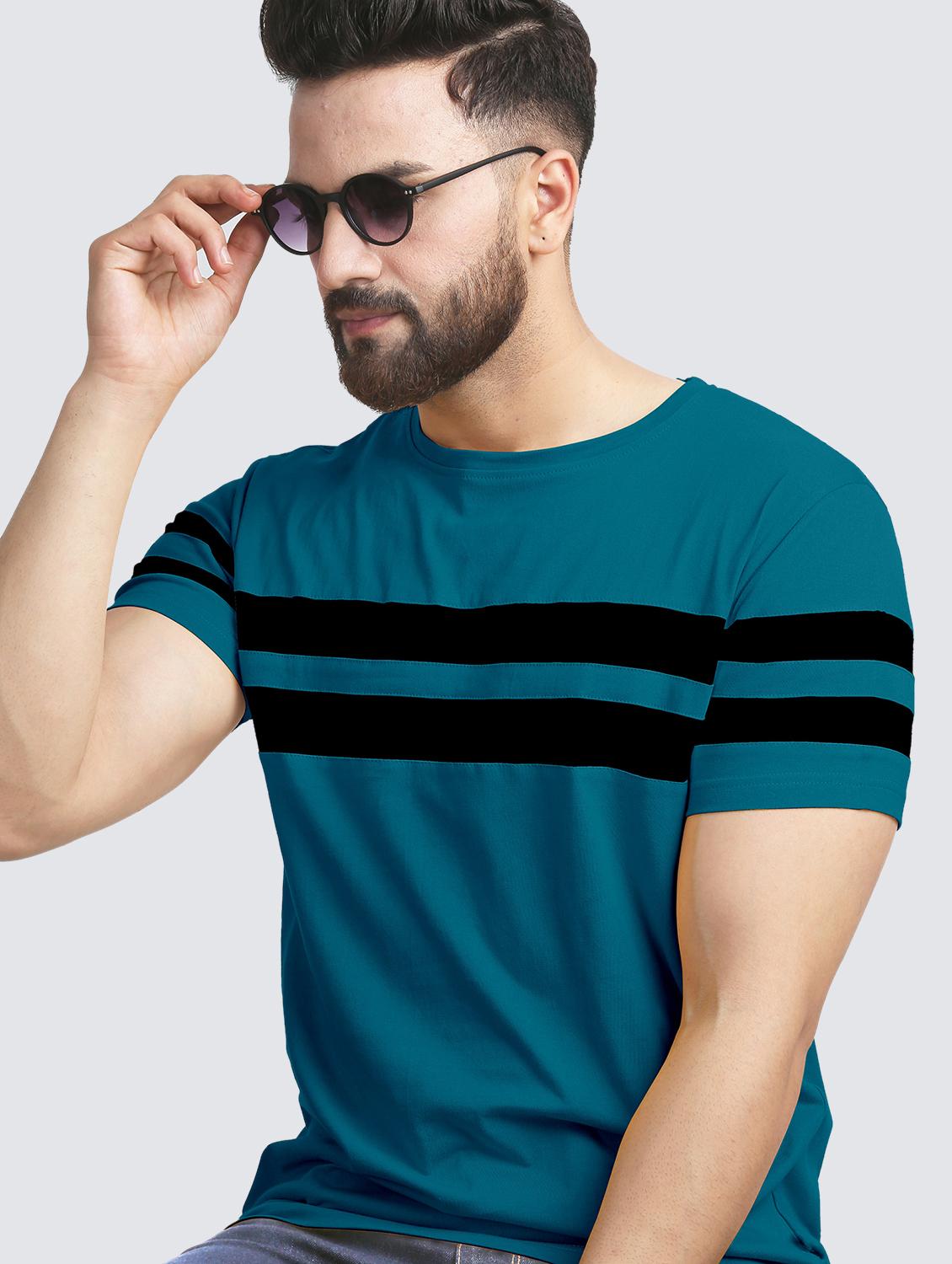 pack of 2 striped regular t-shirt - 20165492 - Standard Image - 3