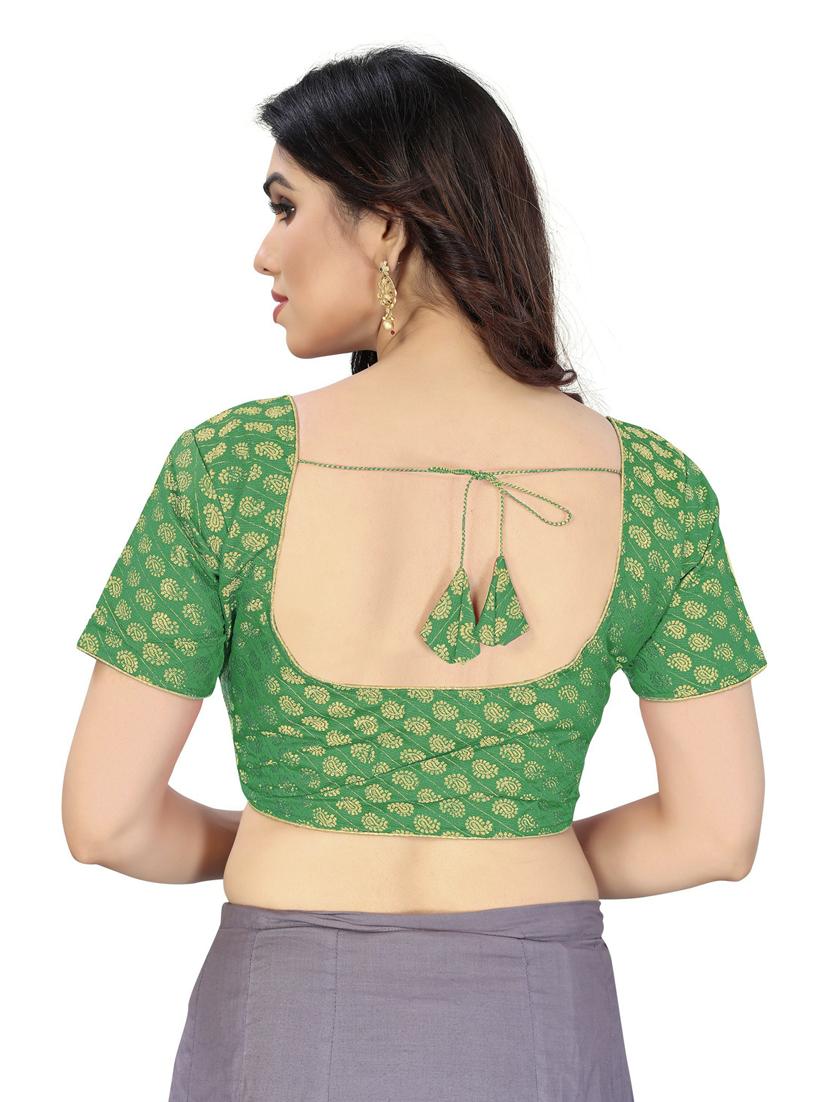 self design stitched regular blouse - 20168361 - Standard Image - 2