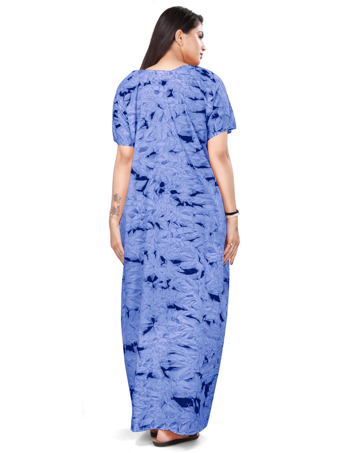 round neck printed nighty - 20173806 - Standard Image - 2