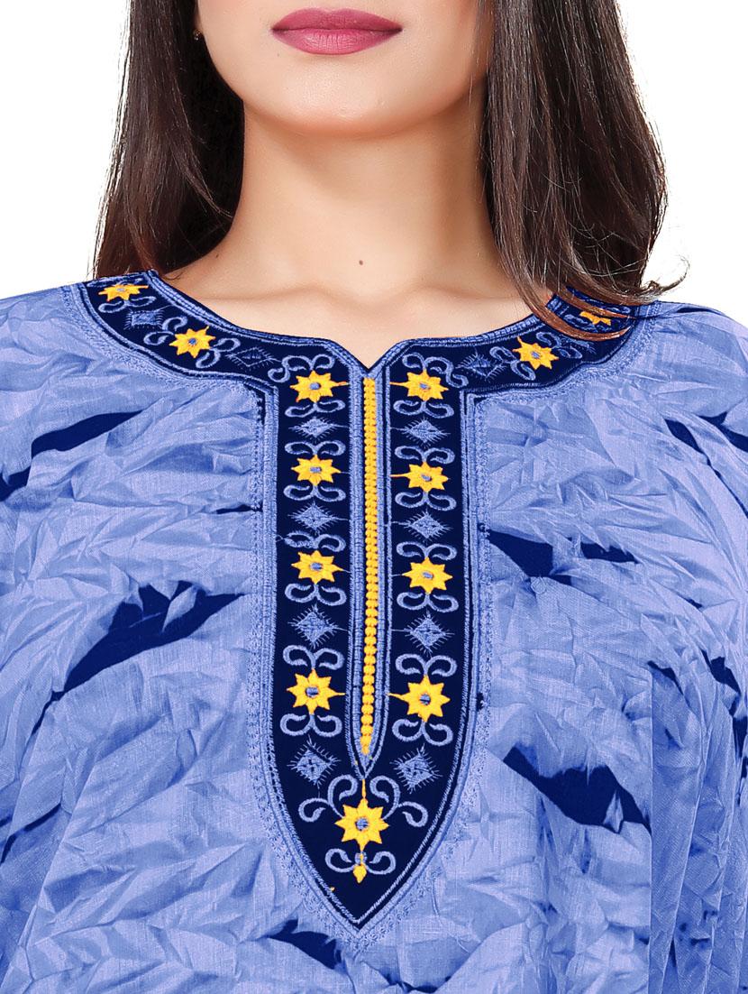 round neck printed nighty - 20173806 - Zoom Image - 3