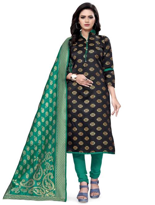 self design unstitched suit set  - 20196317 - Very Small Image - 1