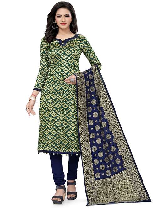 self design unstitched suit set  - 20196520 - Very Small Image - 1