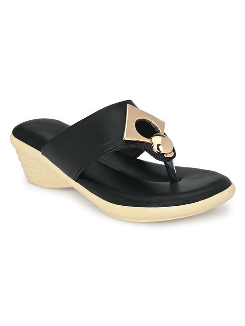 women black slip on sandal - 20246751 - Very Small Image - 1