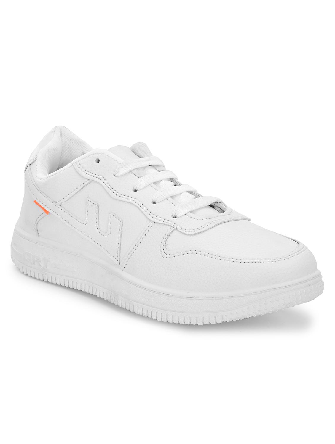 men solid white lace up sneaker - 20258607 - Zoom Image - 2