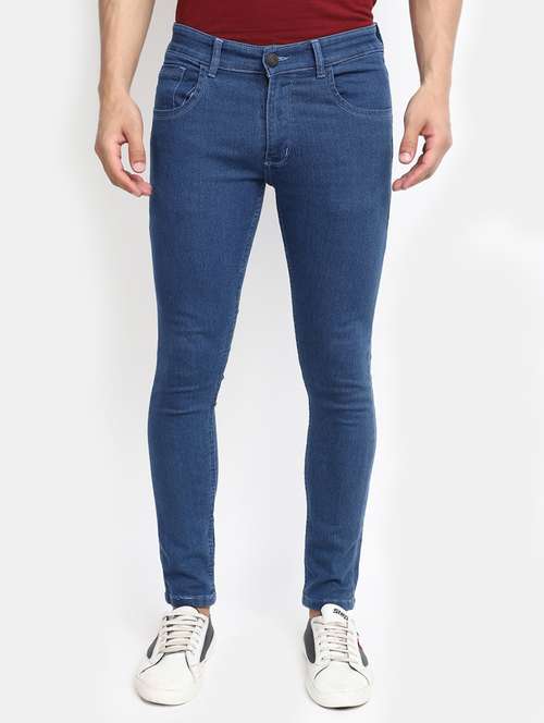 mens skinny fit plain jeans - 20284049 - Very Small Image - 1