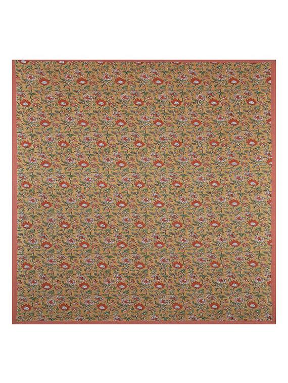 indhome life cotton square pack of 1 dining table cloth cover 4 seater, 60 x 60 inches - 20290169 - Zoom Image - 2