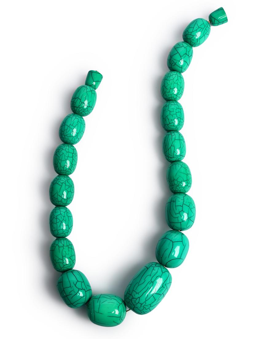 green metal statement necklace - 20331735 - Zoom Image - 3