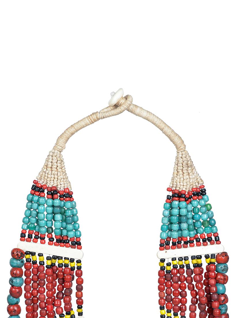 multi colored metal long necklace - 20331774 - Zoom Image - 3