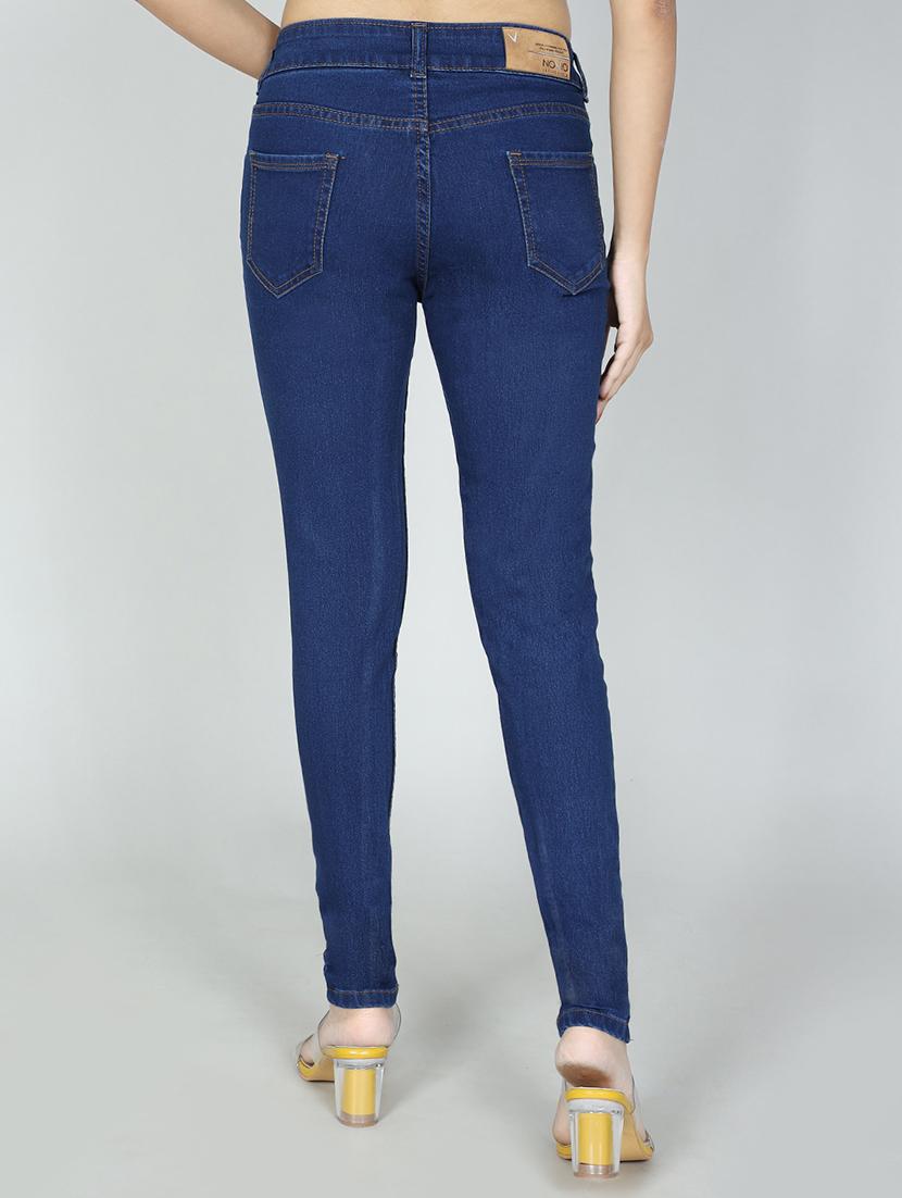women's plain slim fit jeans - 20381594 - Zoom Image - 2
