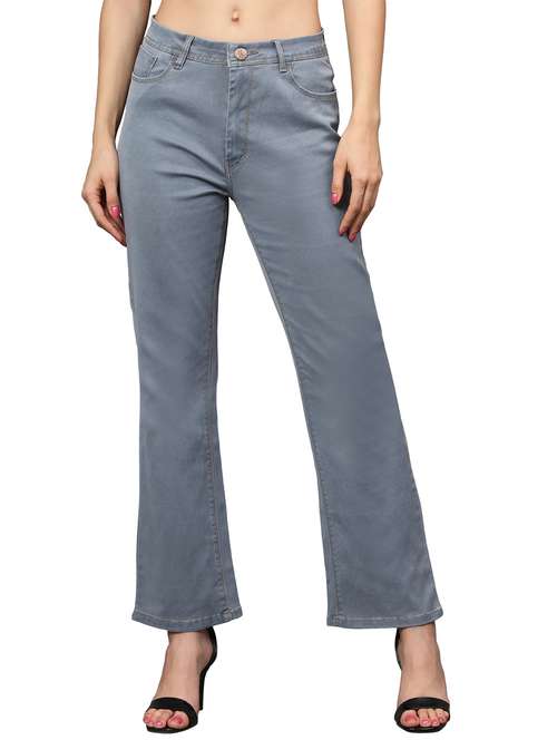 women's plain bootcut jeans - 20386666 - Very Small Image - 1