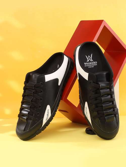 men color block black lace up sneaker - 20387866 - Very Small Image - 1