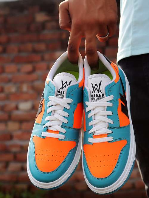 men color block multi colored lace up sneaker - 20387877 - Very Small Image - 1