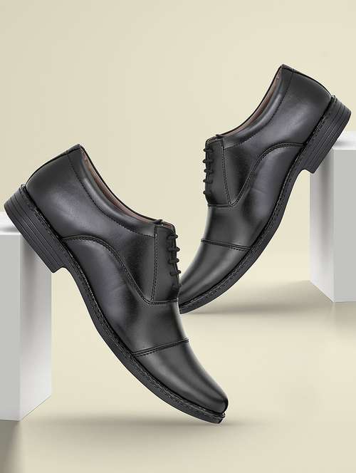 black lace-up oxfords - 20390629 - Very Small Image - 1