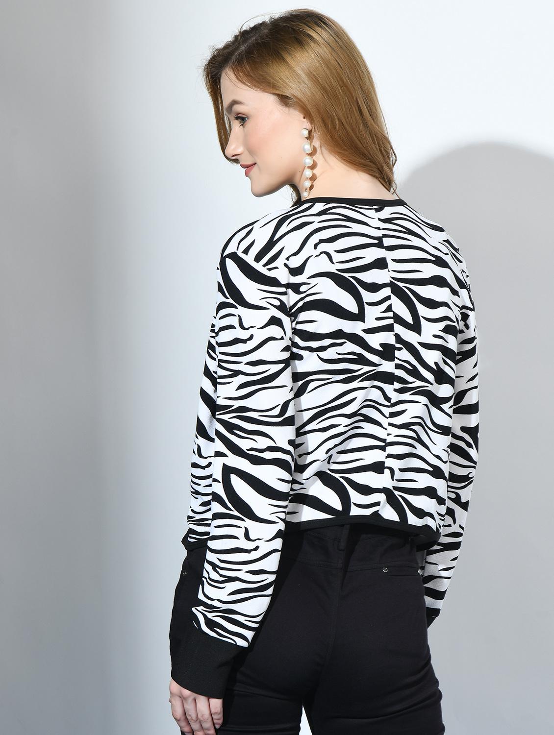 multi colored animal print summer jacket - 20394092 - Zoom Image - 2