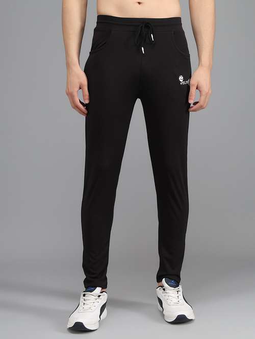 men's solid ankle length track pant - 20409332 - Very Small Image - 1