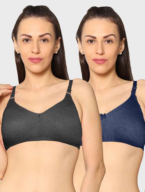 women pack of 2 solid t-shirt bra - 20429324 - Very Small Image - 1
