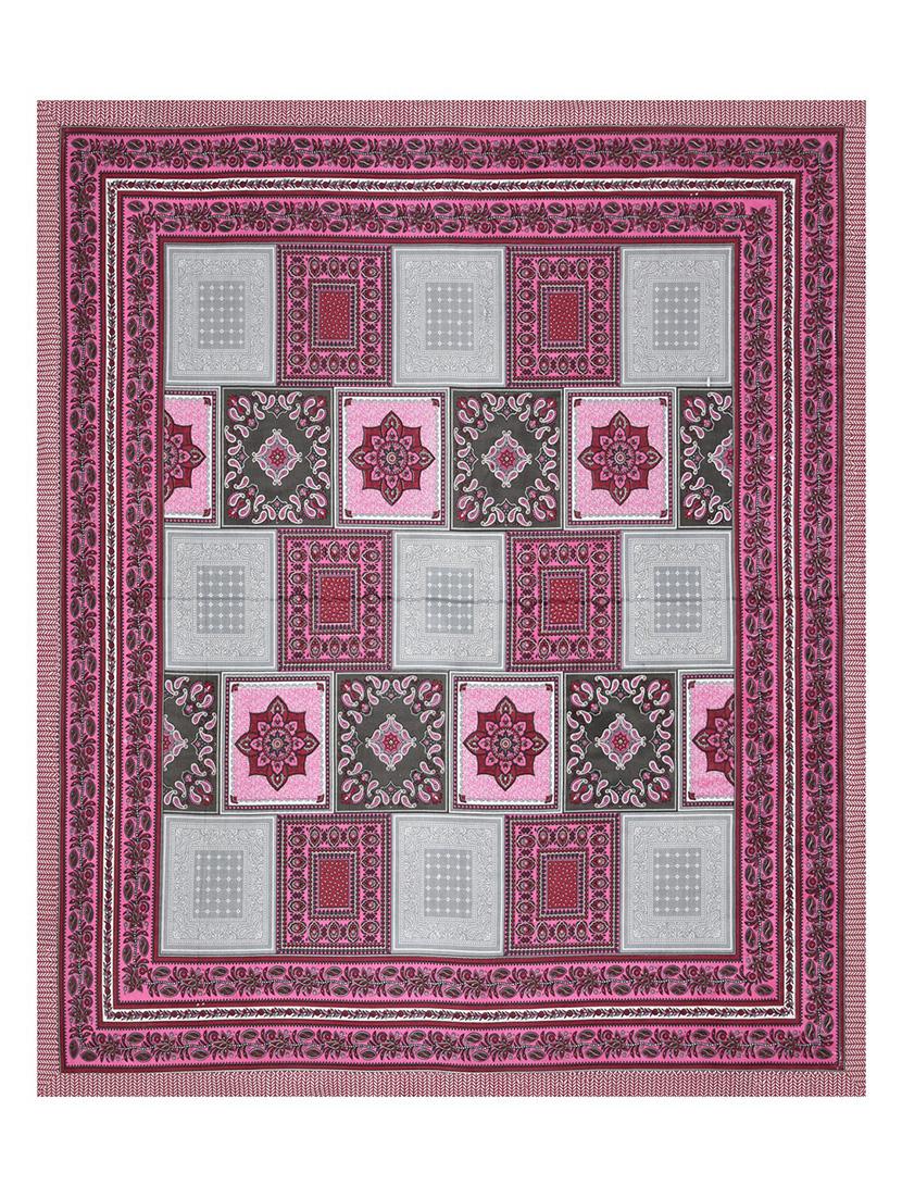 jaipuri hand printed double bedsheet with two pillow covers - 20458731 - Zoom Image - 4