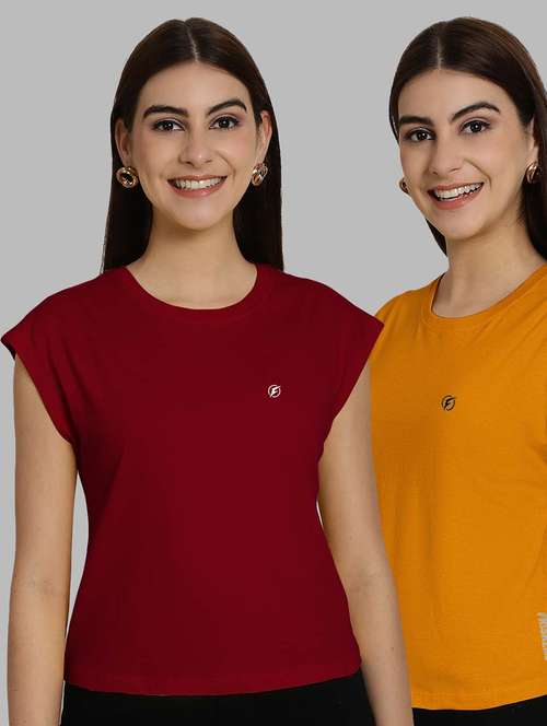 women's t-shirt combo - 20490751 - Very Small Image - 1