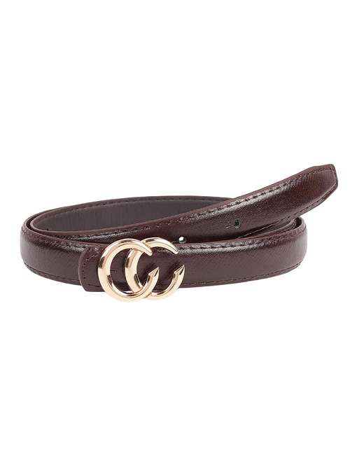 zevora leather belt for women and girls - 20496814 - Very Small Image - 1