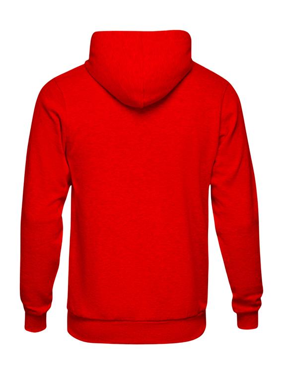 red fleece chest print sweatshirt - 20526449 - Zoom Image - 1