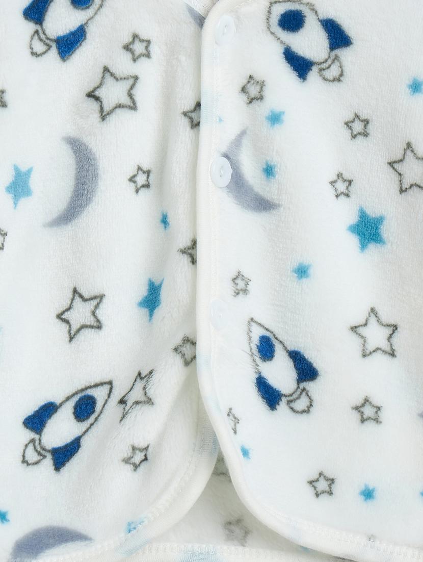 kids white printed jhabla & pant - 20541738 - Standard Image - 5