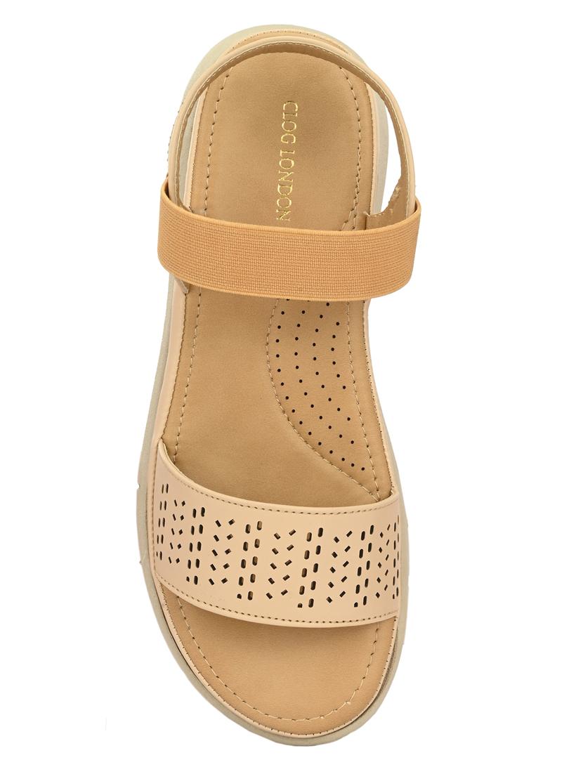 beige ankle strap sandal - 20560220 - Zoom Image - 3