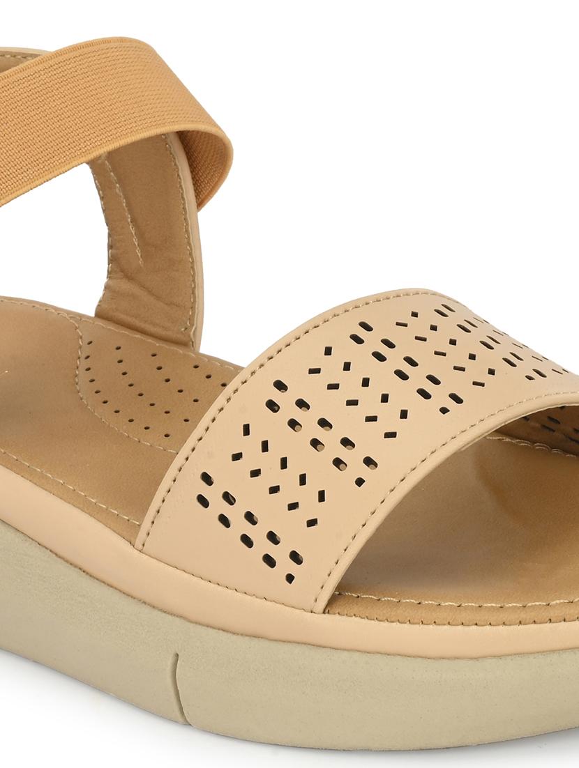 beige ankle strap sandal - 20560220 - Standard Image - 5