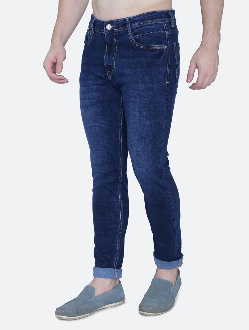 mens skinny fit plain jeans - 20566094 - Zoom Image - 1
