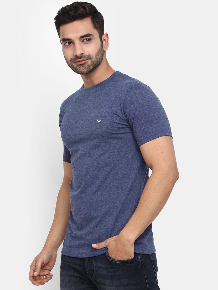 men solids short sleeves t-shirt - 20599776 - Zoom Image - 2