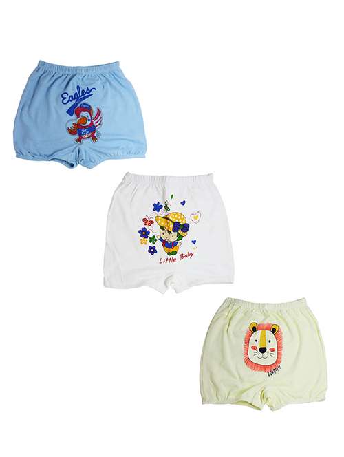 kids printed bloomers combo - 20610017 - Very Small Image - 1