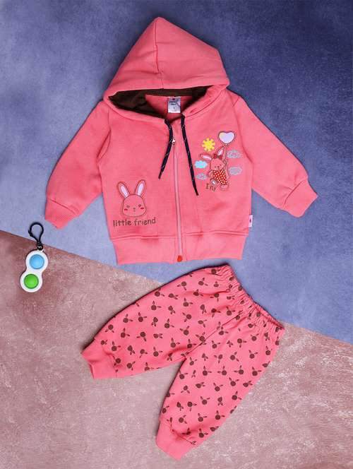 kids quirky print full lenght twin set - 20687691 - Very Small Image - 1