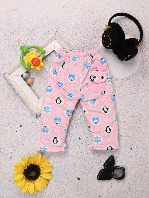 girls mid rise quirky printed nightwear pyjama - 20688055 - Very Small Image - 1